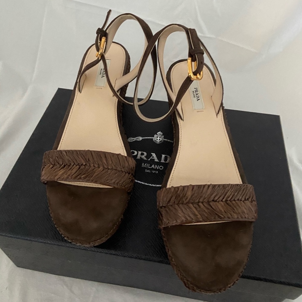 WORN ONCE Prada sandals